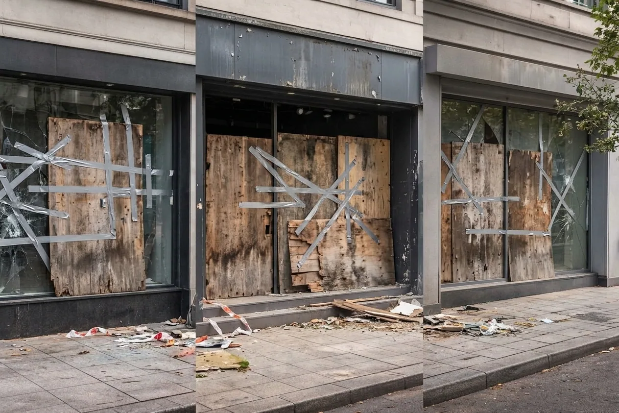 Vitrier / vitrerie à Cergy — avant (chantier 3)